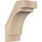 Ekena Millwork 5 1/2"W x 8"D x 12"H Merced Smooth Knee Brace, Douglas Fir BRC06X08X12MRC00SDF - alternate 1